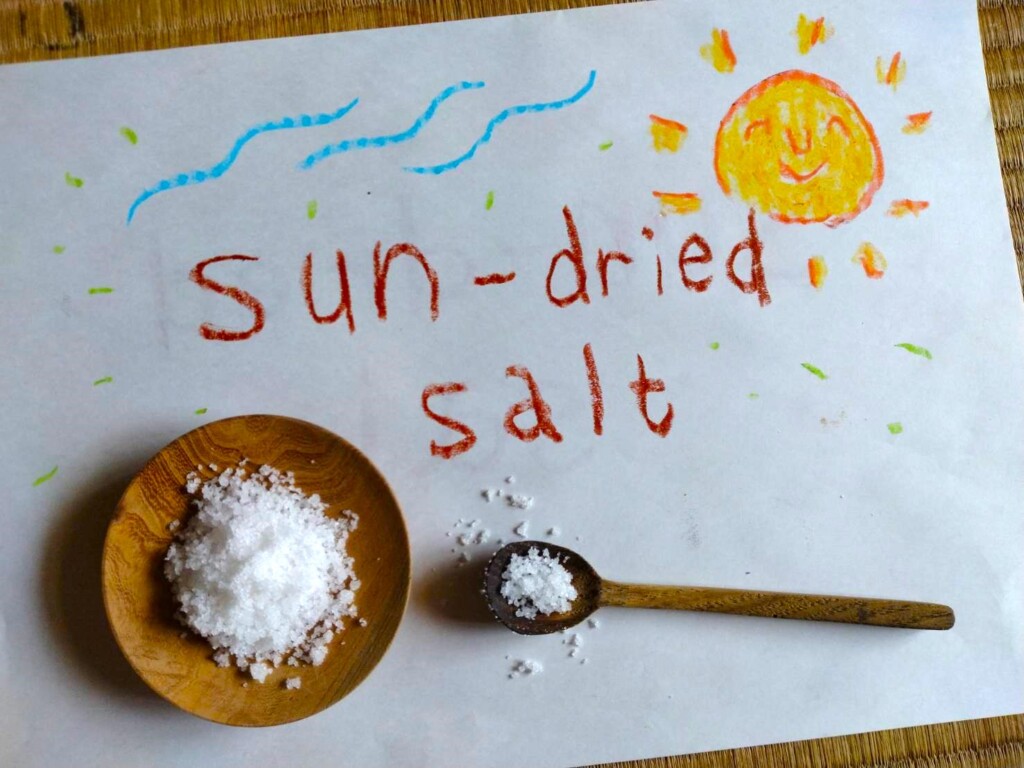 sun-dried salt　天日塩　ミネラル